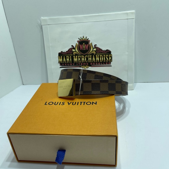 Louis Vuitton Belt in Damier Ebene size 28/70. Made in Spain. With box - Picture 2 of 8